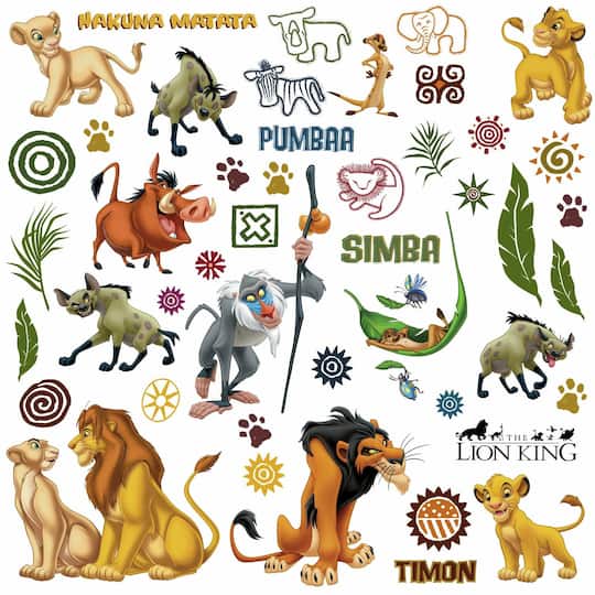 RoomMates The Lion King Peel & Stick Wall Decals | Michaels®